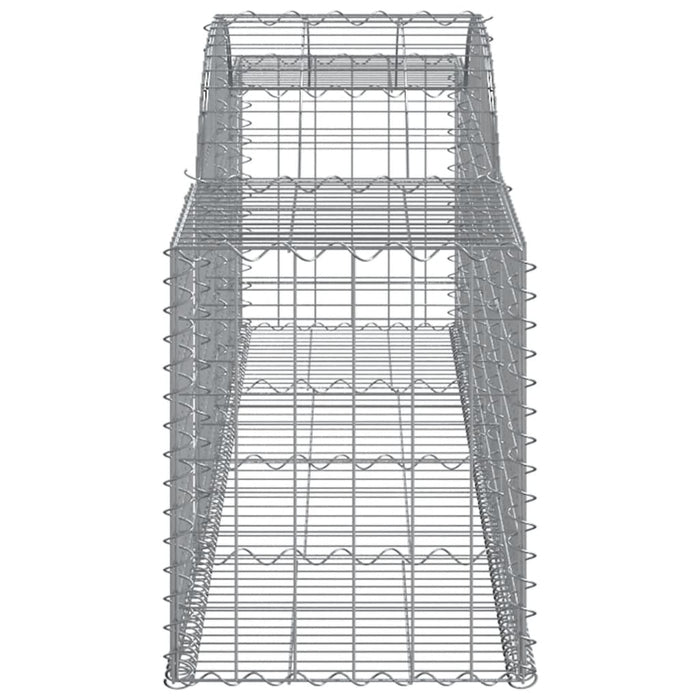 Coșuri gabion arcuite 15 buc, 300x50x60/80 cm, fier galvanizat - WALTI WALTI