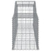 Coșuri gabion arcuite 15 buc, 300x50x60/80 cm, fier galvanizat - WALTI WALTI