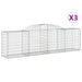 Coșuri gabion arcuite 3 buc, 300x50x80/100 cm, fier galvanizat - WALTI WALTI