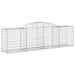 Coșuri gabion arcuite 3 buc, 300x50x80/100 cm, fier galvanizat - WALTI WALTI