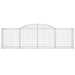 Coșuri gabion arcuite 3 buc, 300x50x80/100 cm, fier galvanizat - WALTI WALTI