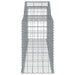 Coșuri gabion arcuite 3 buc, 300x50x80/100 cm, fier galvanizat - WALTI WALTI