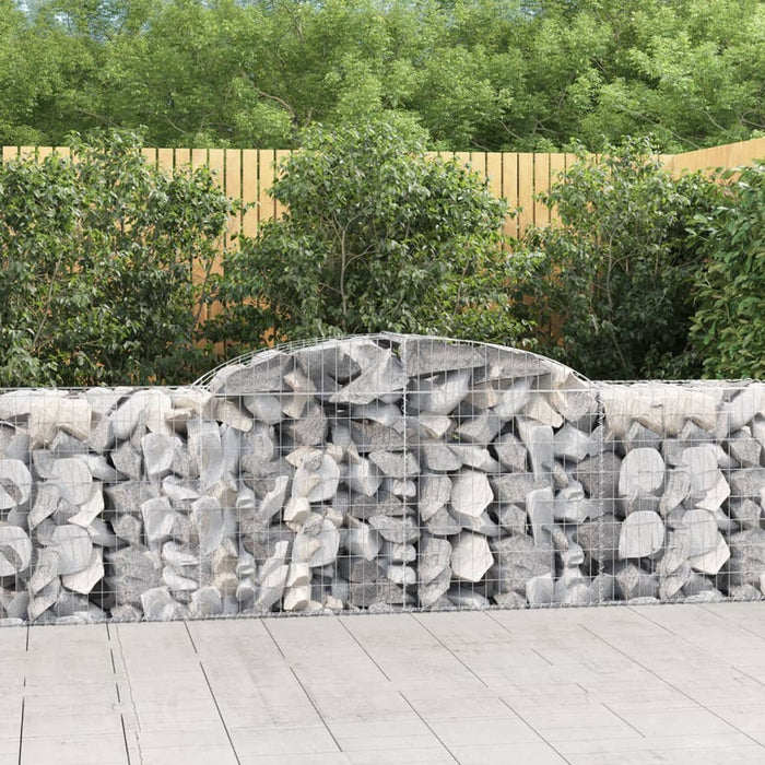 Coșuri gabion arcuite 3 buc, 300x50x80/100 cm, fier galvanizat - WALTI WALTI