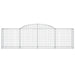 Coșuri gabion arcuite 6 buc, 300x50x80/100 cm, fier galvanizat - WALTI WALTI