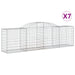 Coșuri gabion arcuite 7 buc, 300x50x80/100 cm, fier galvanizat - WALTI WALTI
