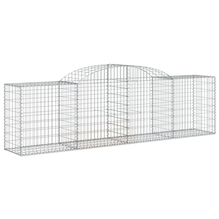 Coșuri gabion arcuite 7 buc, 300x50x80/100 cm, fier galvanizat - WALTI WALTI