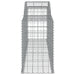 Coșuri gabion arcuite 7 buc, 300x50x80/100 cm, fier galvanizat - WALTI WALTI