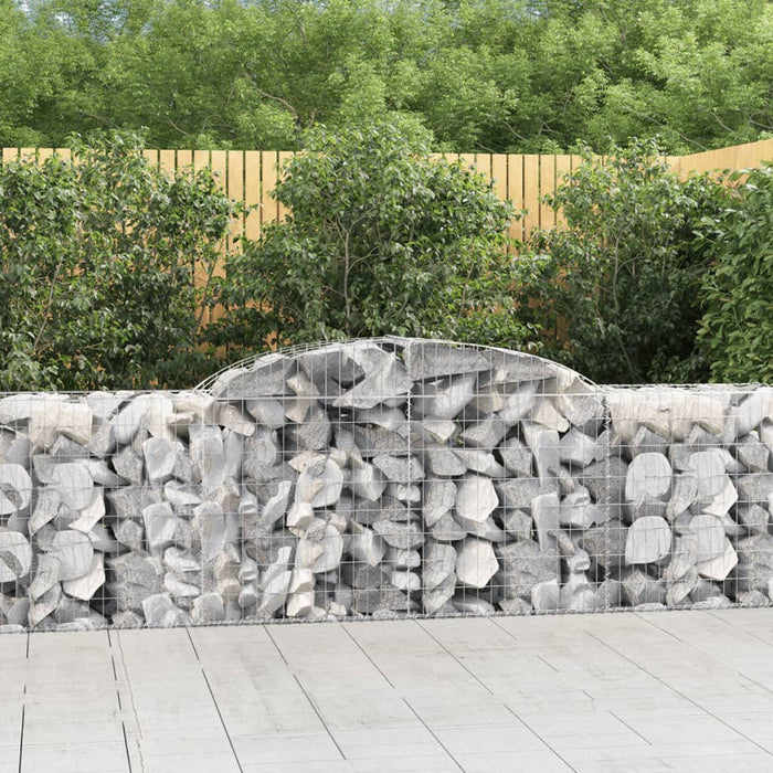 Coșuri gabion arcuite 7 buc, 300x50x80/100 cm, fier galvanizat - WALTI WALTI