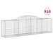 Coșuri gabion arcuite 10 buc, 300x50x80/100 cm, fier galvanizat - WALTI WALTI
