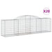 Coșuri gabion arcuite 20 buc, 300x50x80/100 cm, fier galvanizat - WALTI WALTI