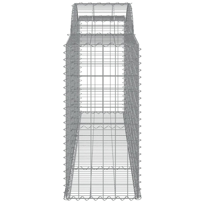 Coșuri gabion arcuite 2 buc, 300x50x100/120 cm fier galvanizat - WALTI WALTI