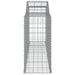 Coșuri gabion arcuite 2 buc, 300x50x100/120 cm fier galvanizat - WALTI WALTI