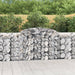 Coșuri gabion arcuite 3 buc, 300x50x100/120 cm fier galvanizat - WALTI WALTI