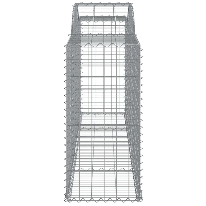 Coșuri gabion arcuite 5 buc, 300x50x100/120 cm, fier galvanizat - WALTI WALTI