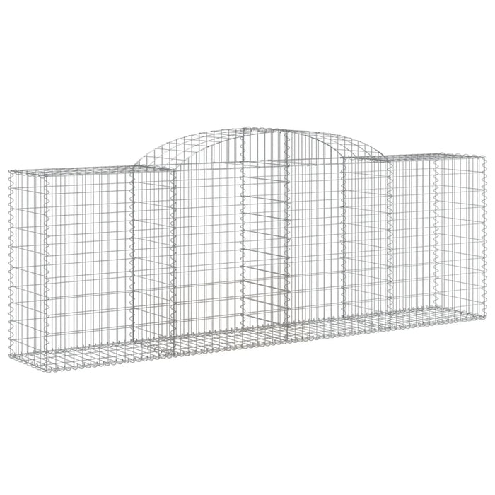 Coșuri gabion arcuite 8 buc, 300x50x100/120 cm, fier galvanizat - WALTI WALTI
