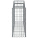 Coșuri gabion arcuite 8 buc, 300x50x100/120 cm, fier galvanizat - WALTI WALTI