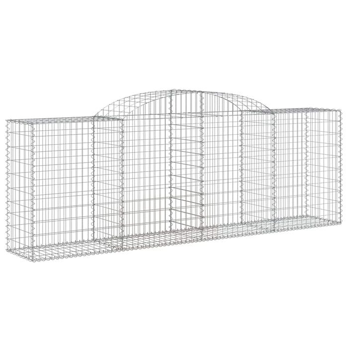 Coșuri gabion arcuite 10 buc, 300x50x100/120cm, fier galvanizat - WALTI WALTI