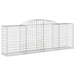 Coșuri gabion arcuite 10 buc, 300x50x100/120cm, fier galvanizat - WALTI WALTI