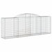 Coșuri gabion arcuite 11 buc, 300x50x100/120cm, fier galvanizat - WALTI WALTI