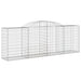 Coșuri gabion arcuite 20 buc, 300x50x100/120cm, fier galvanizat - WALTI WALTI