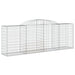Coșuri gabion arcuite 30 buc, 300x50x100/120cm, fier galvanizat - WALTI WALTI
