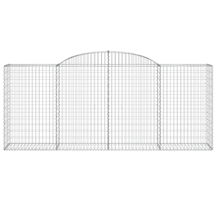 Coșuri gabion arcuite 5 buc. 300x50x120/140 cm, fier galvanizat - WALTI WALTI