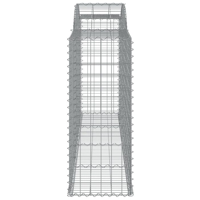 Coșuri gabion arcuite 8 buc. 300x50x120/140 cm, fier galvanizat - WALTI WALTI