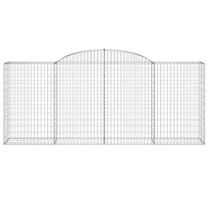 Coșuri gabion arcuite 9 buc. 300x50x120/140 cm fier galvanizat - WALTI WALTI