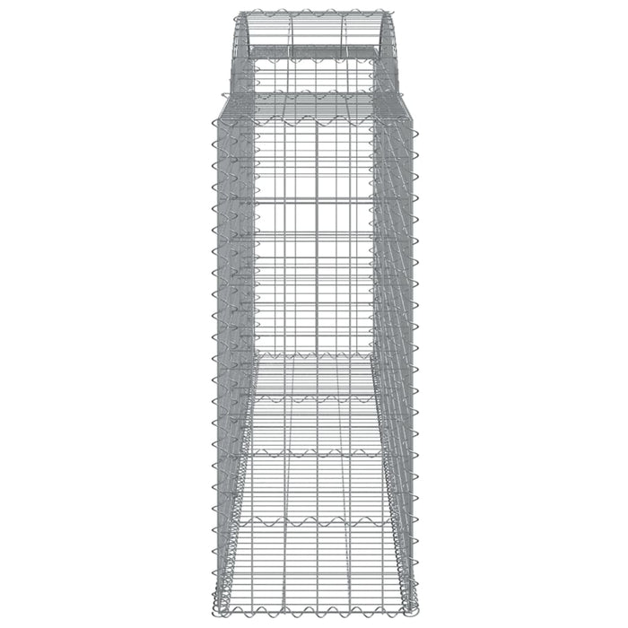 Coșuri gabion arcuite 10 buc. 300x50x120/140 cm fier galvanizat - WALTI WALTI