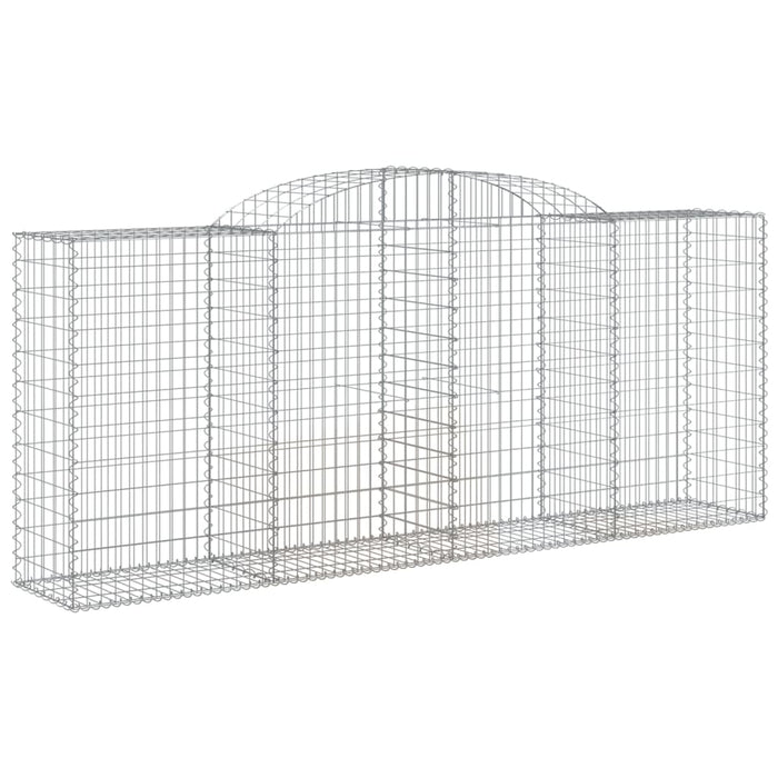 Coșuri gabion arcuite 11 buc. 200x50x120/140 cm fier galvanizat - WALTI WALTI