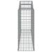 Coșuri gabion arcuite 12 buc. 300x50x120/140 cm fier galvanizat - WALTI WALTI
