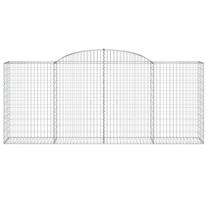 Coșuri gabion arcuite 15 buc. 300x50x120/140 cm fier galvanizat - WALTI WALTI