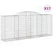 Coșuri gabion arcuite 17 buc. 300x50x120/140 cm fier galvanizat - WALTI WALTI