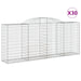 Coșuri gabion arcuite 30 buc. 300x50x120/140 cm fier galvanizat - WALTI WALTI