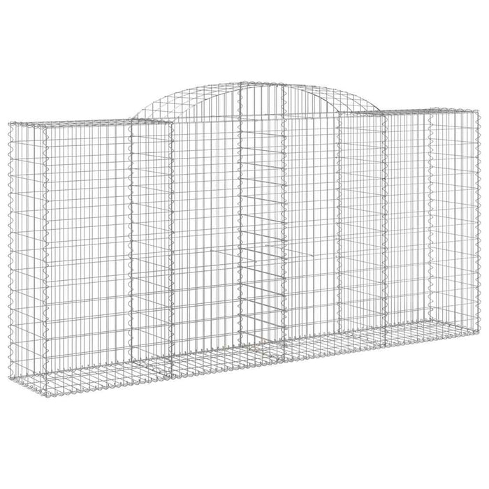 Coșuri gabion arcuite 2 buc. 300x50x140/160cm fier galvanizat - WALTI WALTI