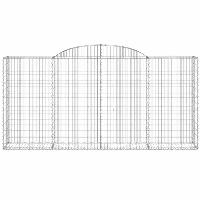 Coșuri gabion arcuite 2 buc. 300x50x140/160cm fier galvanizat - WALTI WALTI