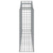 Coșuri gabion arcuite 2 buc. 300x50x140/160cm fier galvanizat - WALTI WALTI