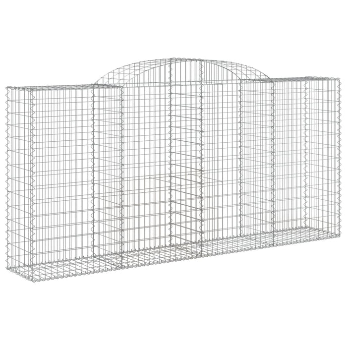 Coșuri gabion arcuite 6 buc, 300x50x140/160cm, fier galvanizat - WALTI WALTI