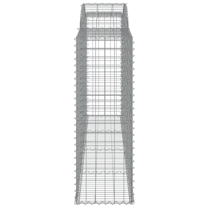 Coșuri gabion arcuite 6 buc, 300x50x140/160cm, fier galvanizat - WALTI WALTI