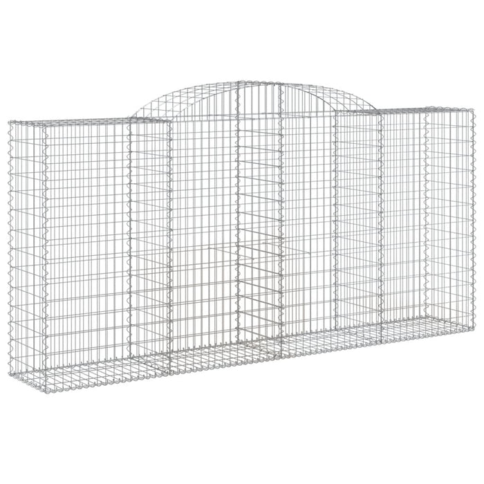 Coșuri gabion arcuite 7 buc, 300x50x140/160cm, fier galvanizat - WALTI WALTI