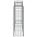 Coșuri gabion arcuite 7 buc, 300x50x140/160cm, fier galvanizat - WALTI WALTI