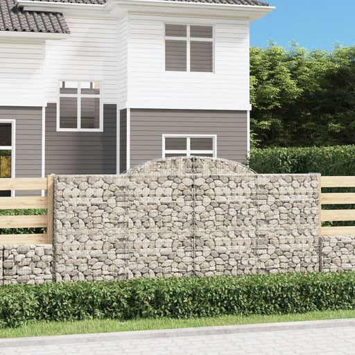 Coșuri gabion arcuite 10 buc, 300x50x140/160cm, fier galvanizat - WALTI WALTI