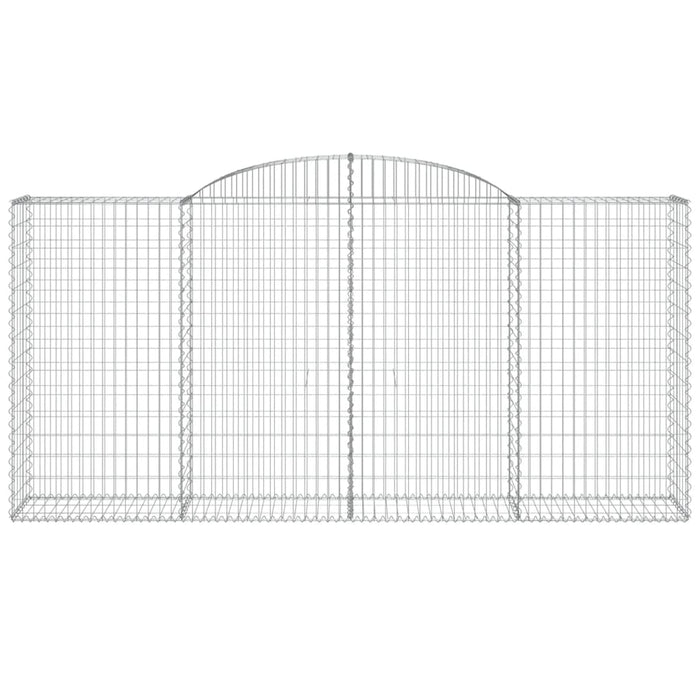 Coșuri gabion arcuite 11 buc, 300x50x140/160cm, fier galvanizat - WALTI WALTI
