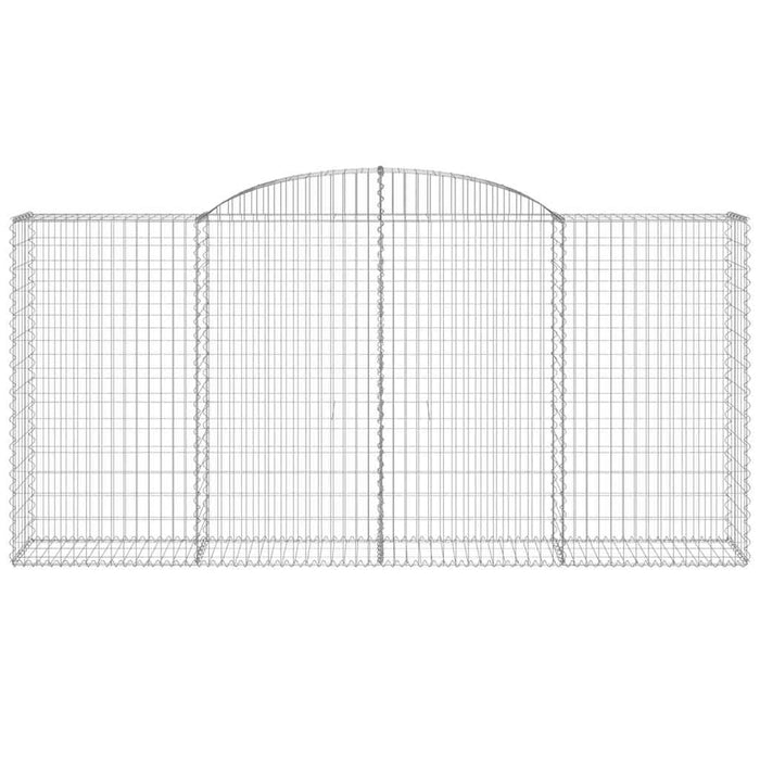 Coșuri gabion arcuite 13 buc, 300x50x140/160cm, fier galvanizat - WALTI WALTI