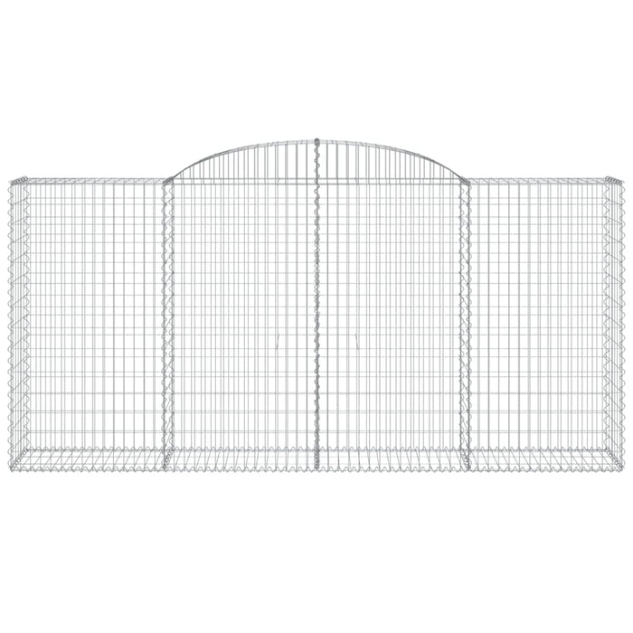 Coșuri gabion arcuite 17 buc, 300x50x140/160cm, fier galvanizat - WALTI WALTI