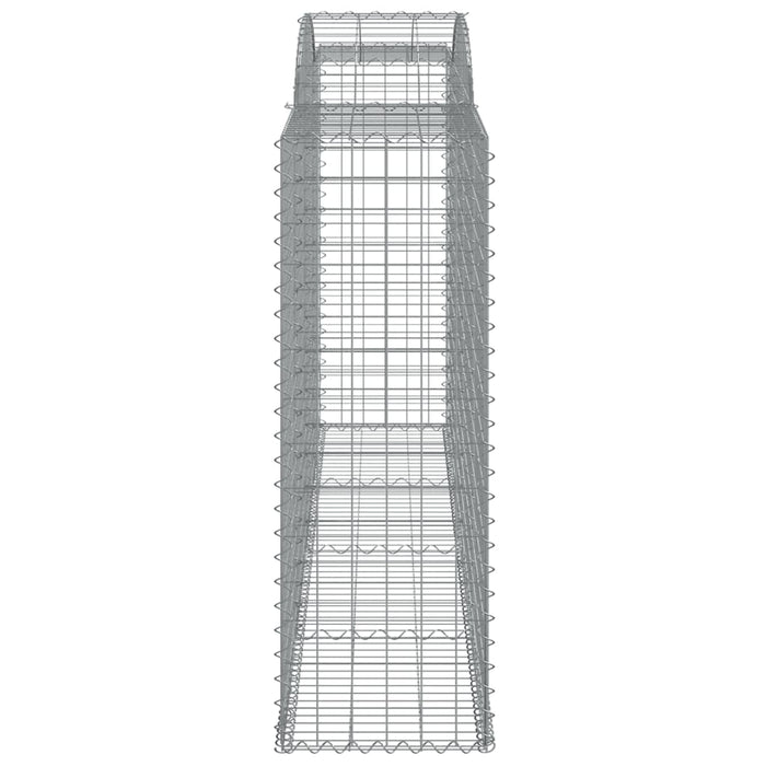 Coșuri gabion arcuite 17 buc, 300x50x140/160cm, fier galvanizat - WALTI WALTI