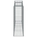 Coșuri gabion arcuite 17 buc, 300x50x140/160cm, fier galvanizat - WALTI WALTI