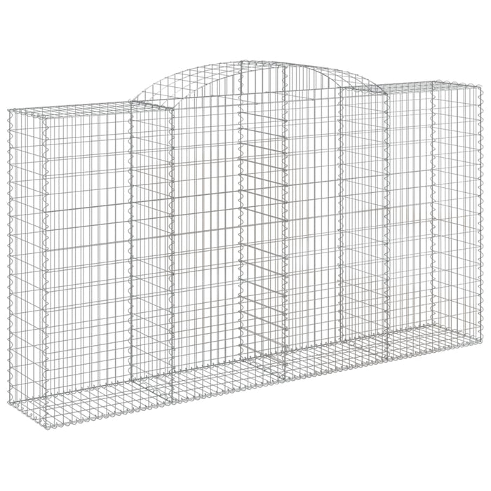 Coșuri gabion arcuite 5 buc, 300x50x160/180 cm, fier galvanizat - WALTI WALTI