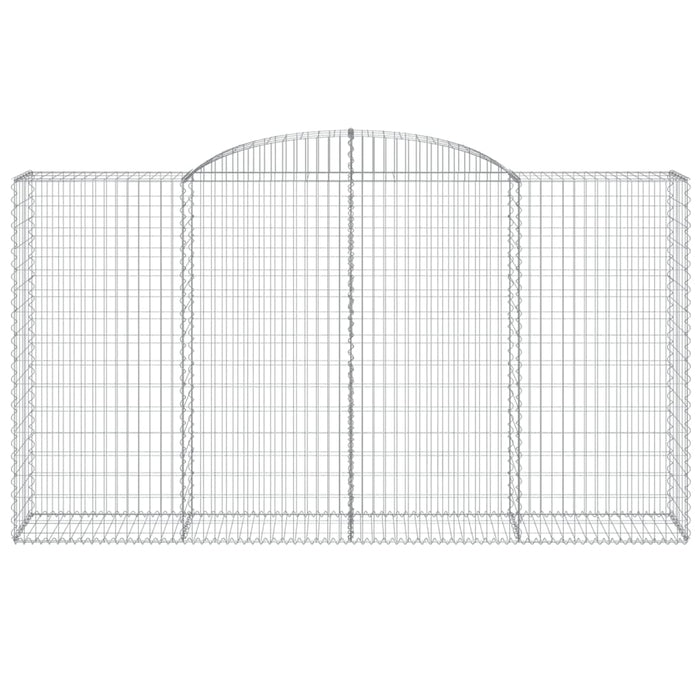 Coșuri gabion arcuite 5 buc, 300x50x160/180 cm, fier galvanizat - WALTI WALTI