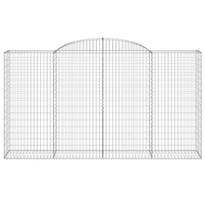 Coșuri gabion arcuite 8 buc, 300x50x160/180 cm, fier galvanizat - WALTI WALTI